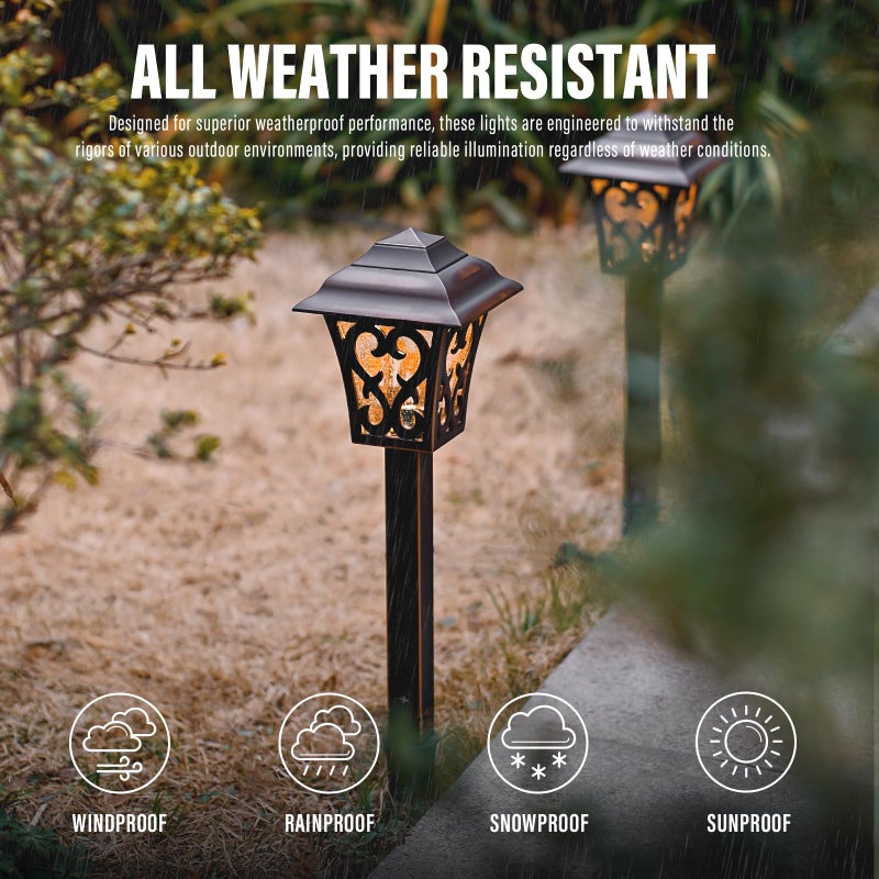 Malibu C Malibu Lights Outdoor Low Voltage Landscape Path Lights LED Garden Pathway Light 0.8W Warm White Lights for Lawn, Yard, Patio 8405-9112-01 - Image 3